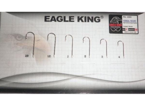 Eagle King 4404NI Düz Uzun p@la Nikel Çelik İğne ( VMC 9142NI ) 100' lü