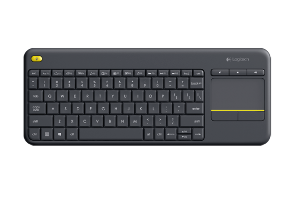 Logitech Wireless Touch K400 Plus Siyah Klavye 
